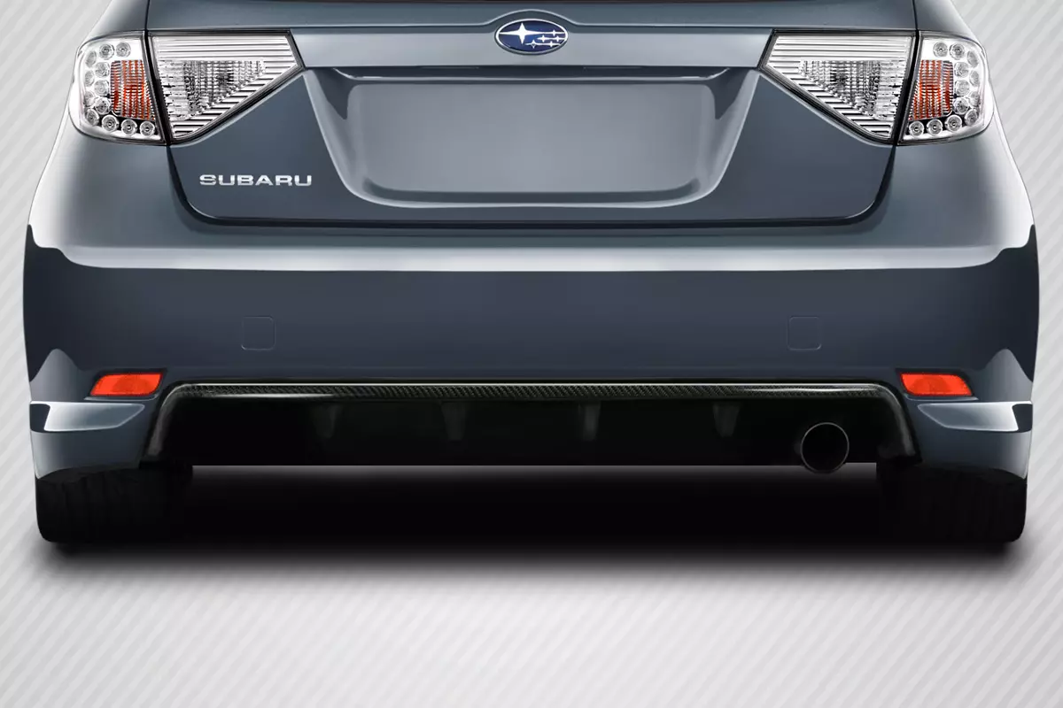 2008-2010 Subaru Impreza WRX HB Carbon Creations DriTech Backstop Rear Diffuser 1 Piece (S) - Image 1