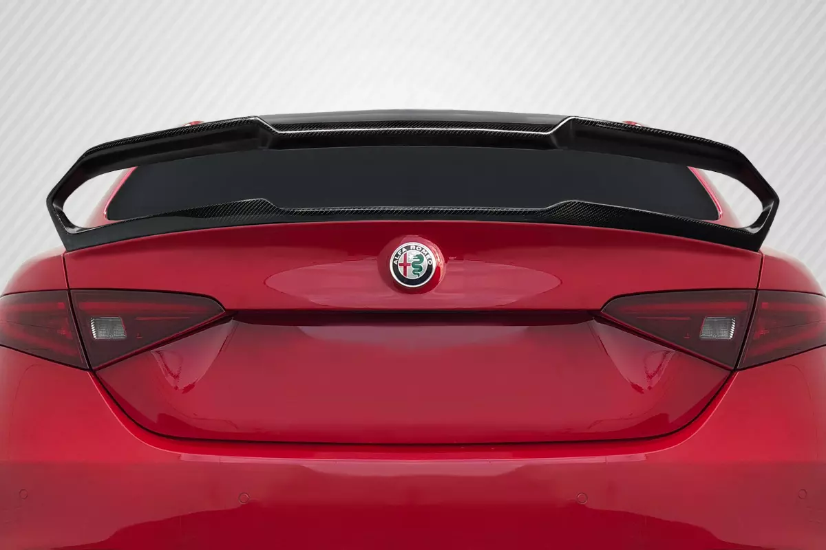 2017-2023 Alfa Romeo Giulia Carbon Creations GTAm Look Rear Wing Spoiler 1 Piece - Image 1