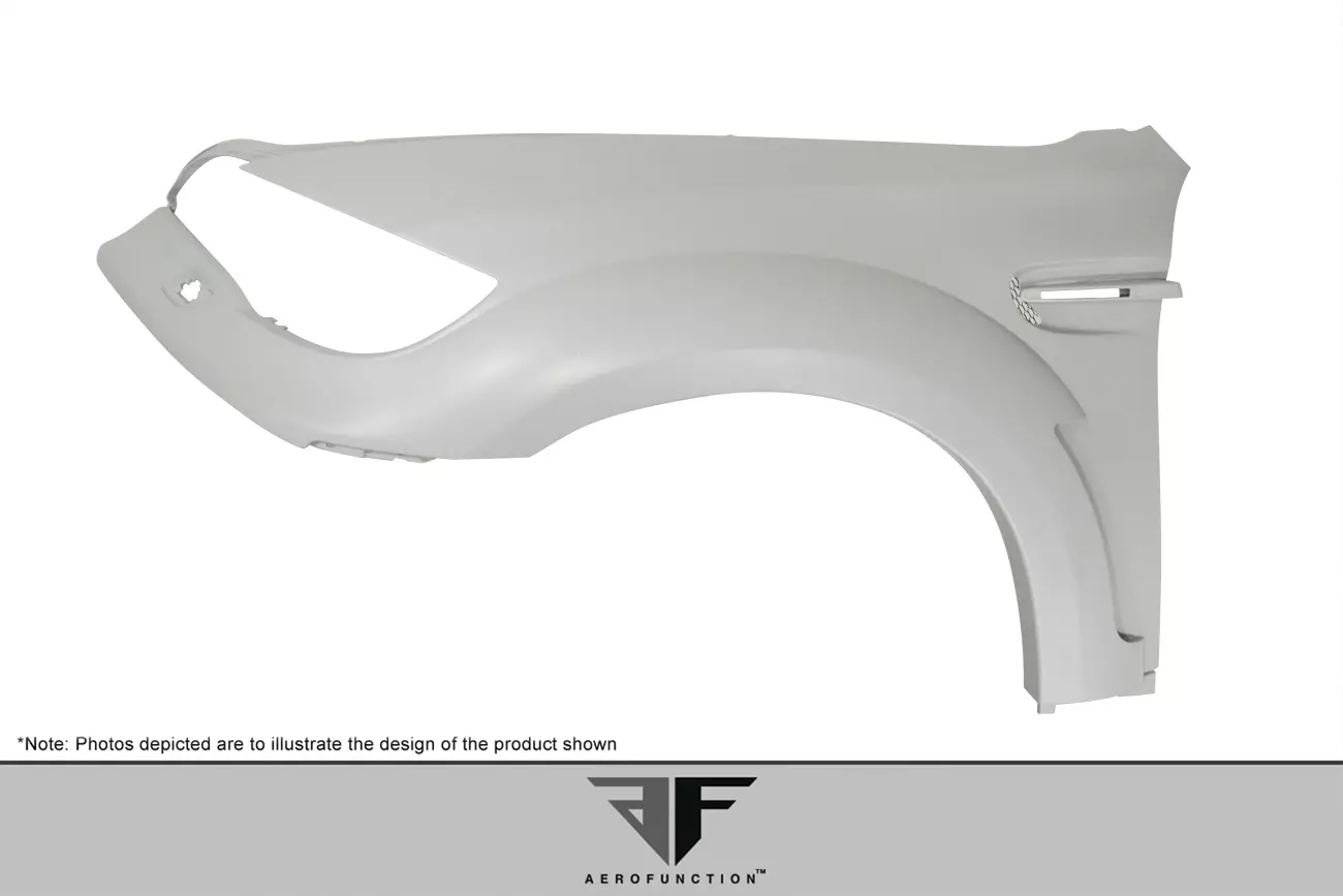 2008-2014 BMW X6 X6M E71 AF-5 Wide Body Front Fenders ( GFK ) 4 Piece - Image 3