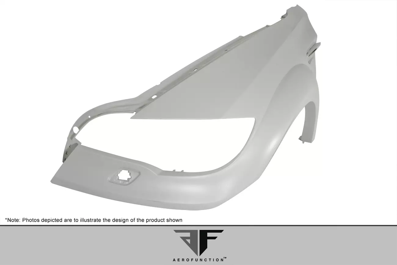 2008-2014 BMW X6 X6M E71 AF-5 Wide Body Front Fenders ( GFK ) 4 Piece - Image 4