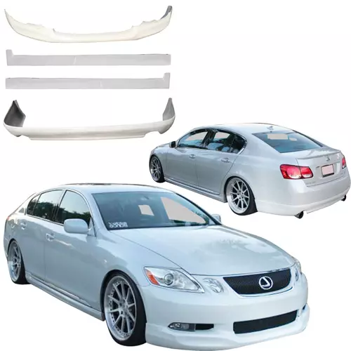 ModeloDrive FRP ING Body Kit 4pc > Lexus GS-Series GS300 GS350 GS430 GS450H 2006-2007 - Image 2
