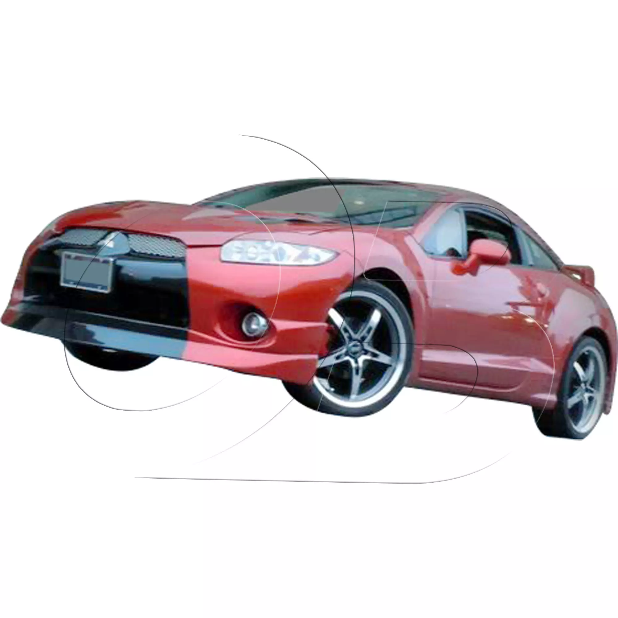 KBD Urethane D Spec Style 1pc Front Lip > Mitsubishi Eclipse 2006-2008 - Image 3