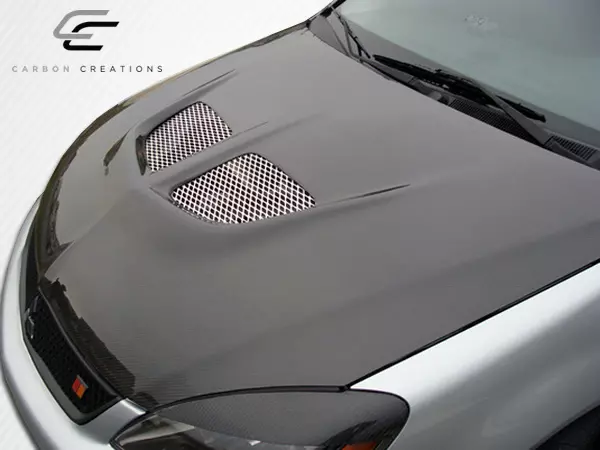 2004-2007 Mitsubishi Lancer Carbon Creations Evo Hood 1 Piece - Image 2
