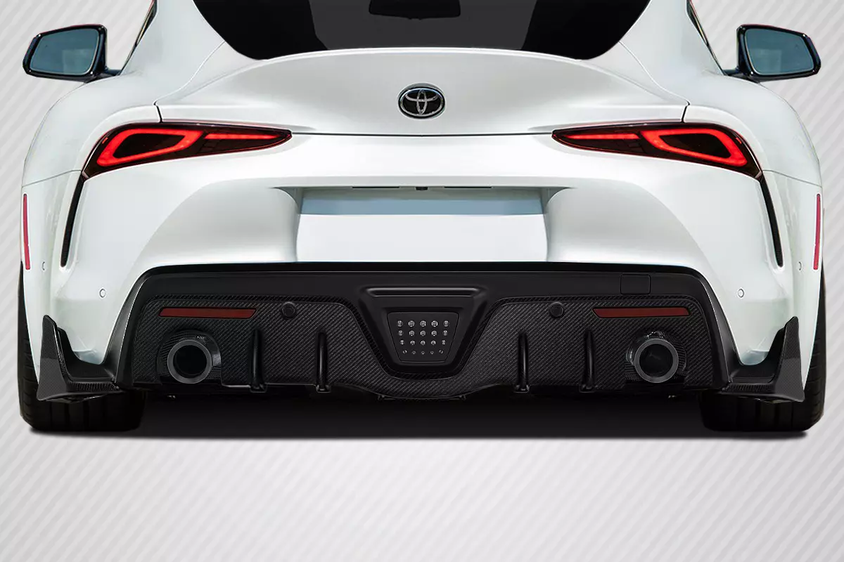 2019-2023 Toyota Supra A90 Carbon Creations AG Design Rear Diffuser 3 Piece - Image 1