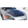 2000-2009 Honda S2000 Carbon Creations A-Sport Hood - 2 Piece - Image 2