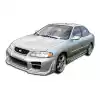 2000-2006 Nissan Sentra Duraflex R34 Side Skirts Rocker Panels - 2 Piece - Image 1