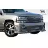 2000-2006 Chevrolet Tahoe Suburban 1999-2002 Silverado Duraflex Platinum Front Bumper - 1 Piece - Image 2