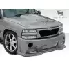 2000-2006 Chevrolet Tahoe Suburban 1999-2002 Silverado Duraflex Platinum Front Bumper - 1 Piece - Image 3