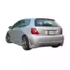 2002-2005 Honda Civic Si HB Duraflex B-2 Rear Bumper - 1 Piece - Image 1