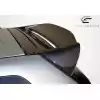 2002-2005 Honda Civic Si HB Carbon Creations Type M Roof Window Wing Spoiler - 1 Piece - Image 2