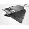 2002-2005 Honda Civic Si HB Carbon Creations Type M Roof Window Wing Spoiler - 1 Piece - Image 6