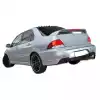 2002-2003 Mitsubishi Lancer Duraflex MR Edition Rear Bumper - 1 Piece - Image 1