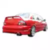 2002-2003 Mitsubishi Lancer Duraflex Walker Rear Bumper - 1 Piece - Image 1