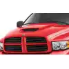 2002-2008 Dodge Ram 1500 2500 3500 Duraflex SRT Look Hood - 1 Piece - Image 1