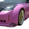 2003-2008 Nissan 350Z Z33 Duraflex Vader 3 Wide Body Front Fender Flares - 2 Piece - Image 1