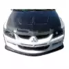 2003-2005 Mitsubishi Lancer Evolution 8 Carbon Creations Demon Front Lip Under Spoiler Air Dam - 1 Piece - Image 1