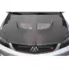 2004-2007 Mitsubishi Lancer Carbon Creations Evo Hood - 1 Piece - Image 1