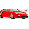 2005-2012 Porsche 911 Carrera 997 991 C4 C4S Turbo Duraflex GT-2 Look Side Skirts Rocker Panels - 2 Piece - Image 3