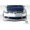 2006-2011 Honda Civic 2DR Duraflex Type M Front Bumper - 1 Piece - Image 2