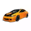 2006-2011 Honda Civic 2DR Duraflex Type M Side Skirts Rocker Panels - 2 Piece - Image 1