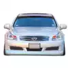 2007-2009 Infiniti G Sedan G25 G35 G37 Duraflex GT Spec Front Lip Under Spoiler Air Dam (non sport) - 1 Piece - Image 1