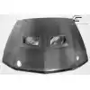 2005-2009 Ford Mustang Cobra Carbon Creations OEM Look Hood - 1 Piece - Image 3