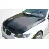 2007-2010 BMW 3 Series E92 2dr E93 Convertible Carbon Creations OEM Look Hood - 1 Piece - Image 4