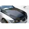 2007-2010 BMW 3 Series E92 2dr E93 Convertible Carbon Creations OEM Look Hood - 1 Piece - Image 6