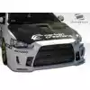 2008-2015 Mitsubishi Lancer Evolution 10 Duraflex GT Concept Front Bumper - 1 Piece - Image 2