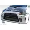 2008-2015 Mitsubishi Lancer Evolution 10 Duraflex GT Concept Front Bumper - 1 Piece - Image 9