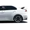 2008-2017 Mitsubishi Lancer Duraflex Evo X Look Rear Fender Flares - 4 Piece - Image 1