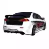 2008-2017 Mitsubishi Lancer Duraflex GT Concept Rear Bumper - 1 Piece - Image 1