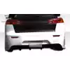 2008-2017 Mitsubishi Lancer Duraflex GT Concept Rear Bumper - 1 Piece - Image 4