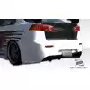 2008-2017 Mitsubishi Lancer Duraflex GT Concept Rear Bumper - 1 Piece - Image 6