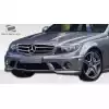 2008-2011 Mercedes C Class W204 Duraflex C63 Look Front Bumper - 1 Piece - Image 2