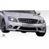 2008-2011 Mercedes C Class W204 Duraflex C63 Look Front Bumper - 1 Piece - Image 4