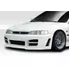 1994-1997 Honda Accord 4 cyl Duraflex R34 Front Bumper - 1 Piece - Image 2