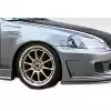 1996-1998 Honda Civic Duraflex X-2 Fenders - 2 Piece - Image 1