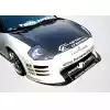 Universal Carbon Creations Middle Splitter Front Lip Under Spoiler Air Dam - 1 Piece - Image 1