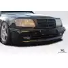 1986-1995 Mercedes E CE Class W124 Duraflex C36 Look Front Bumper - 1 Piece - Image 4