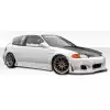 1992-1995 Honda Civic HB Duraflex B-2 Side Skirts Rocker Panels - 2 Piece - Image 1