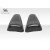 2010-2014 Ford Mustang Duraflex Circuit Window Scoop Louvers - 2 Piece - Image 3