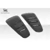 2010-2014 Ford Mustang Duraflex Circuit Window Scoop Louvers - 2 Piece - Image 6