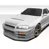 1989-1994 Nissan Skyline 2DR R32 Duraflex R324 Conversion Front Bumper - 1 Piece - Image 1