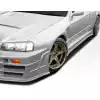 1989-1994 Nissan Skyline 2DR R32 Duraflex R324 Conversion Front Fenders - 2 Piece - Image 1