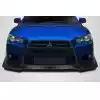 2008-2015 Mitsubishi Lancer Evolution 10 Carbon Creations VR-S Front Lip Under Spoiler Air Dam - 1 Piece - Image 1