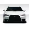 2008-2017 Mitsubishi Lancer Duraflex Evo X Look Front Bumper - 1 Piece - Image 1