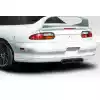 1993-2002 Chevrolet Camaro Duraflex LE Designs Center Mount Exhaust Rear Lip Spoiler- 1 Piece - Image 2