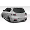 2004-2009 Mazda 3 HB Duraflex X-Sport Rear Bumper - 1 Piece - Image 1