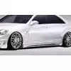 2007-2013 Mercedes S Class W221 Eros Version 2 Side Skirts Rocker Panels - 2 Piece - Image 1